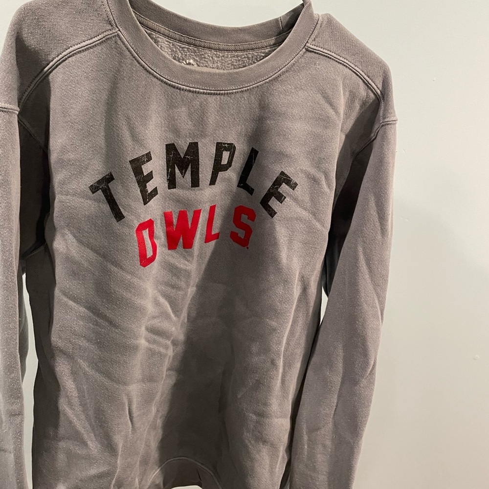 Temple Owls collegiate crewneck